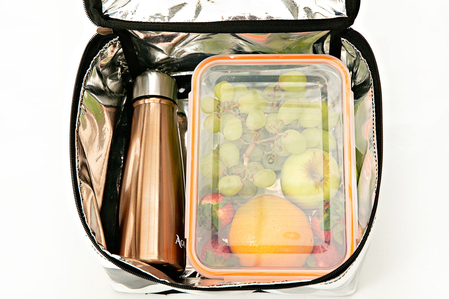 Lunch Box Cooler - Black and White