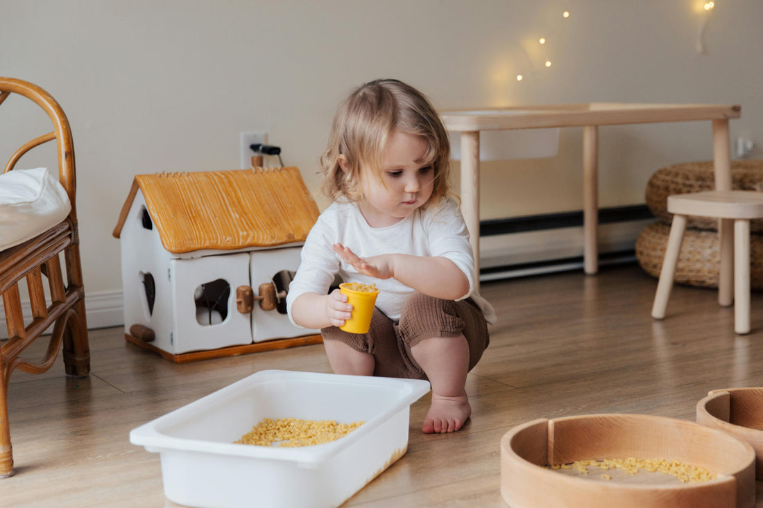 A photo of a kids play room