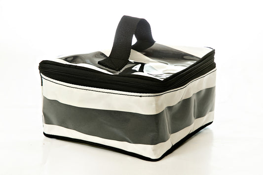 Lunch Box Cooler - Black and White