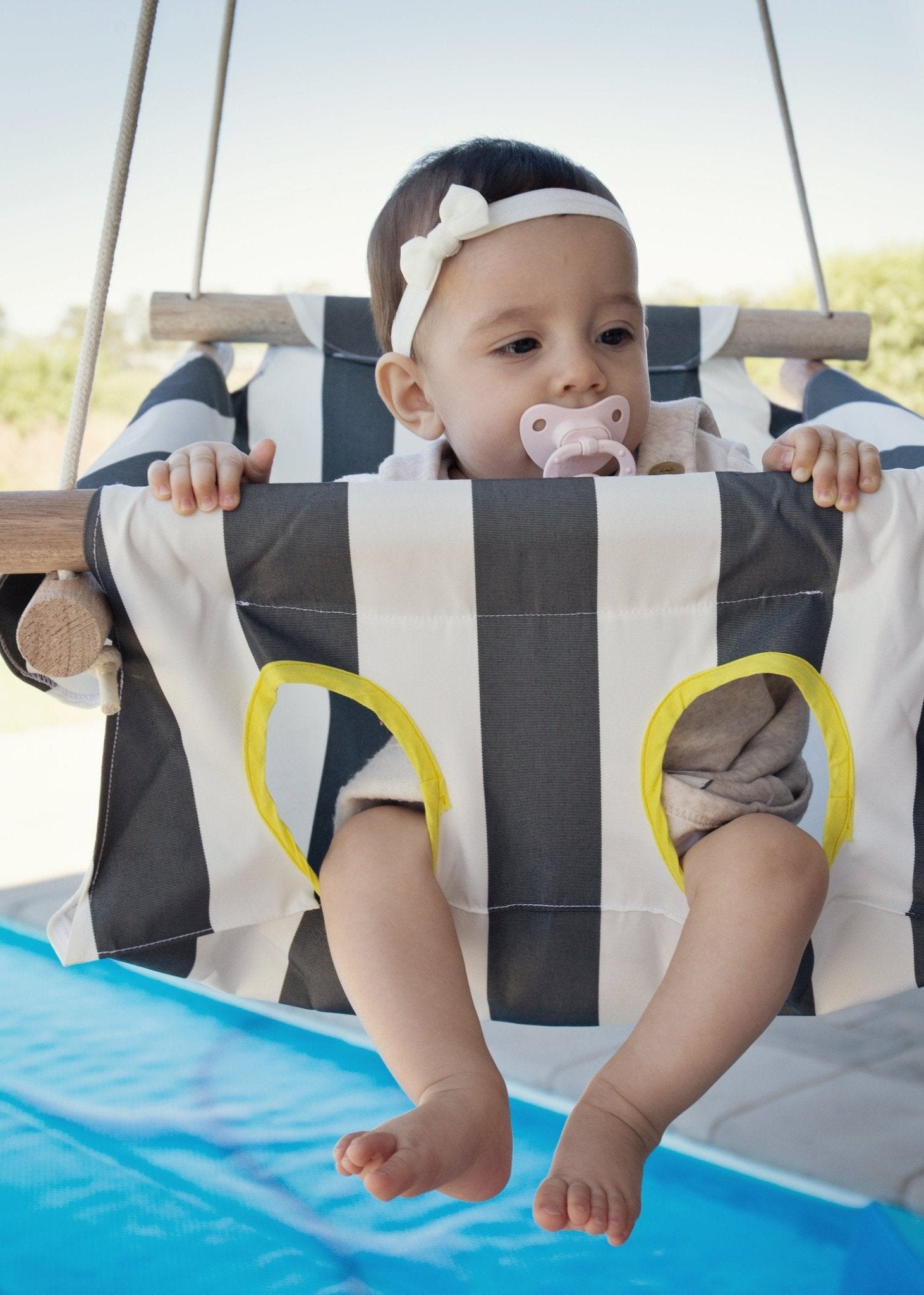 Hammock top swing baby